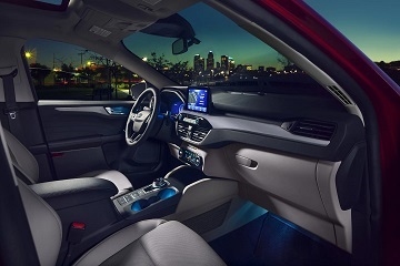 Interior Appearance of the 2021 Ford Escape available at Johnson City Ford Lincoln