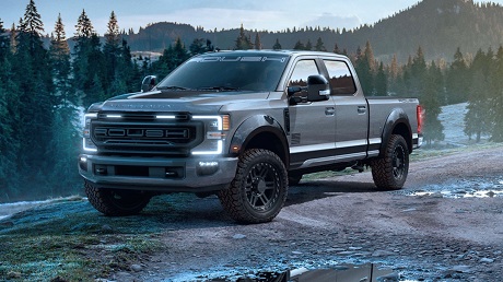Exterior headlights on the 2021 Ford F-250 available at Johnson City Ford