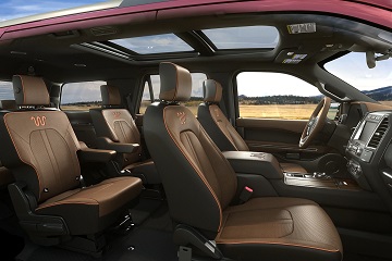 Interior appearance of the 2021 Ford Expedition available at Johnson City Ford