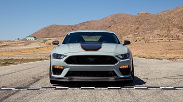 Exterior appearance of the 2021 Ford Mustang available at Johnson City Ford