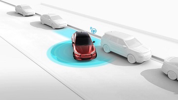 One of the safety features of the 2021 Ford Mustang available at Johnson City Ford