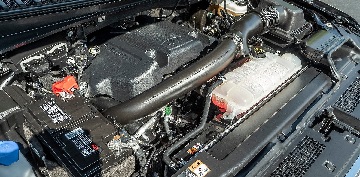 Engine appearance of the 2021 Ford Expedition MAX available at Johnson City Ford