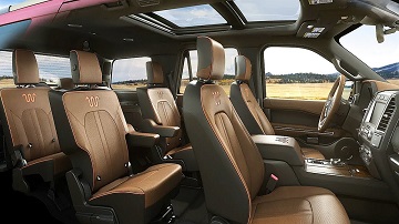 Interior appearance of the 2021 Ford Expedition MAX available at Johnson City Ford
