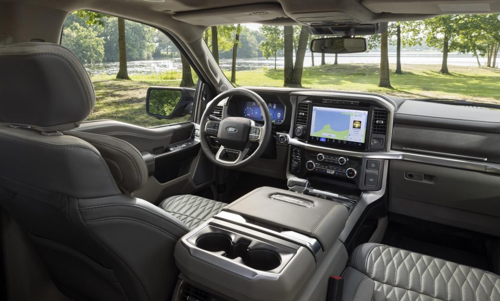 New Ford F-150 interior