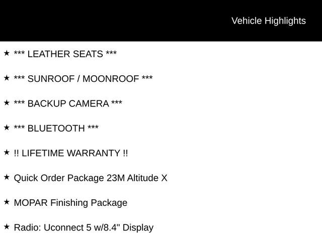 2023 Jeep Grand Cherokee L Altitude X