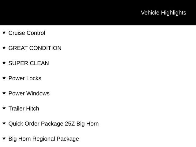 2012 RAM 1500 Big Horn