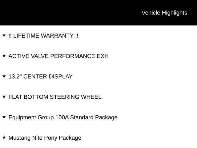 2026 Ford Mustang EcoBoost
