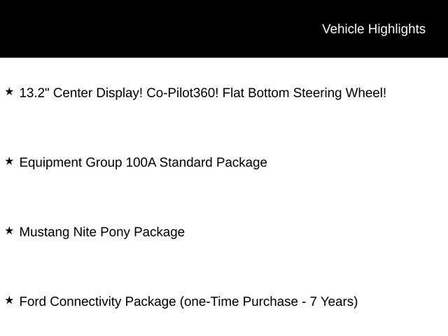 2026 Ford Mustang EcoBoost