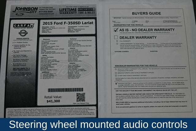 2015 Ford F-350SD Lariat