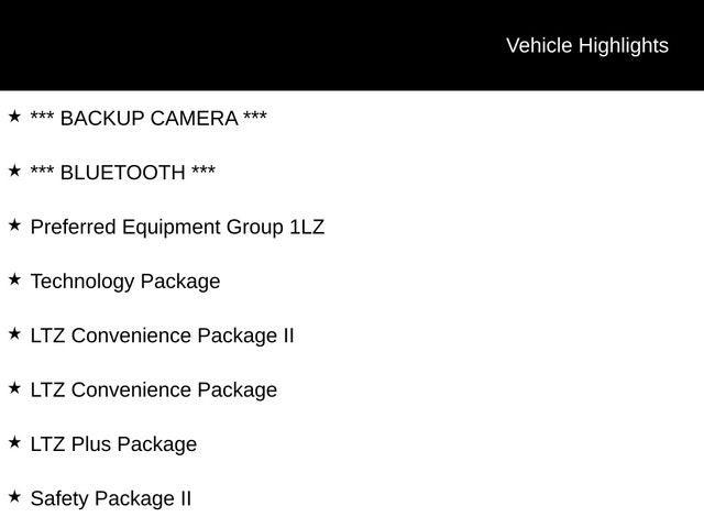 2019 Chevrolet Silverado 1500 LTZ