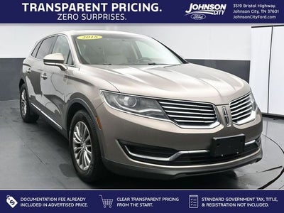 2018 Lincoln MKX Select