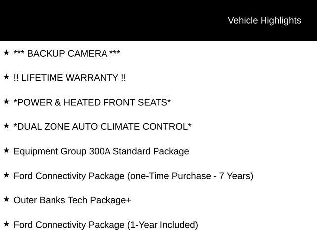 2026 Ford Bronco Sport Outer Banks