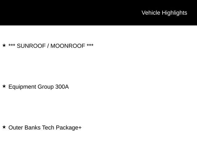 2025 Ford Bronco Sport Outer Banks