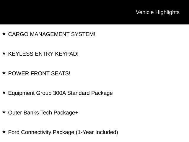 2026 Ford Bronco Sport Outer Banks