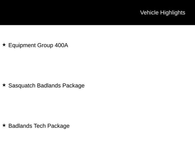 2025 Ford Bronco Sport Badlands