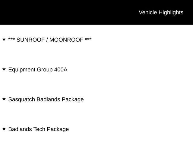 2025 Ford Bronco Sport Badlands