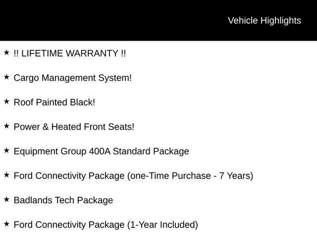 2026 Ford Bronco Sport Badlands