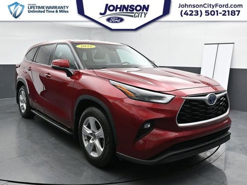 2022 Toyota Highlander Hybrid LE