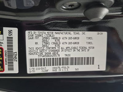 2025 Toyota Tundra Limited