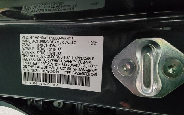 2022 Honda Civic Sport Touring