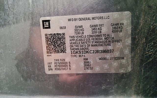 2018 GMC Yukon SLT Standard Edition