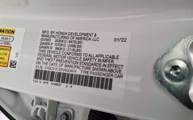 2022 Honda Accord Sport