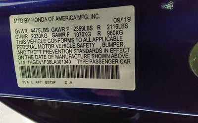 2020 Honda Accord Sport