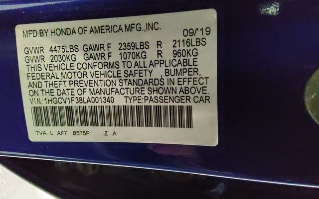 2020 Honda Accord Sport