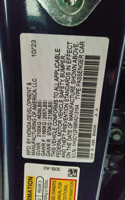 2024 Honda Accord EX-L