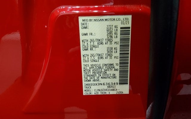 2023 Nissan Frontier PRO-4X