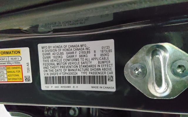 2023 Honda Civic EX