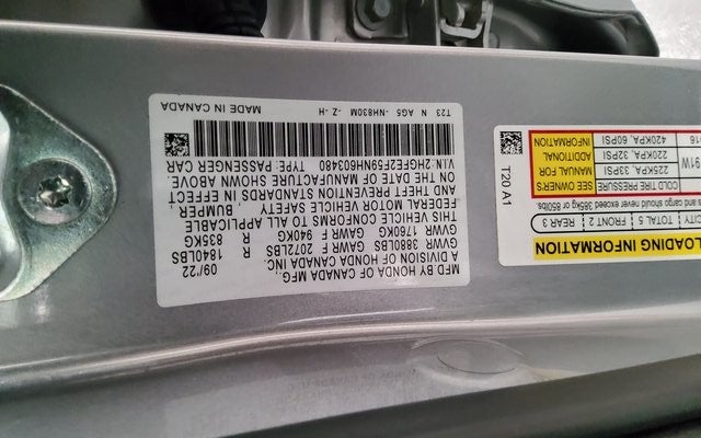 2022 Honda Civic Sport