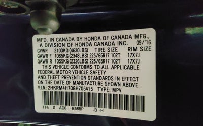 2016 Honda CR-V EX-L