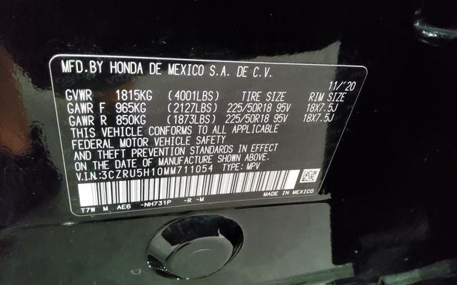 2021 Honda HR-V Sport