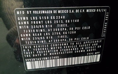 2024 Volkswagen Tiguan 2.0T SE