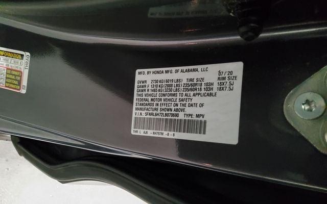 2020 Honda Odyssey EX-L