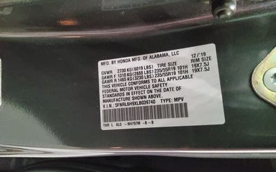2020 Honda Odyssey Elite
