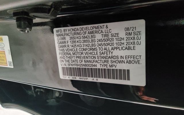 2022 Honda Pilot Special Edition