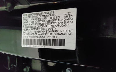 2022 Honda Passport Elite
