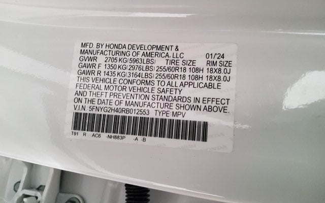 2024 Honda Pilot EX-L 8 Passenger