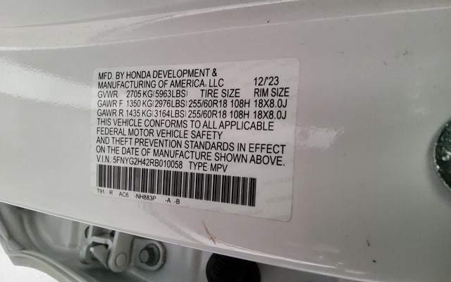 2024 Honda Pilot EX-L 8 Passenger