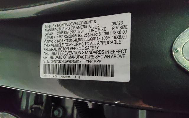 2023 Honda Pilot EX-L 7 Passenger