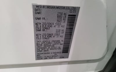 2024 Nissan Pathfinder Platinum