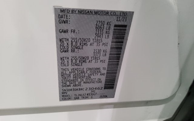 2024 Nissan Pathfinder Platinum