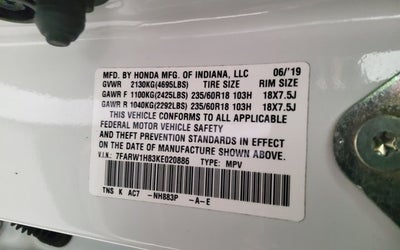 2019 Honda CR-V EX-L