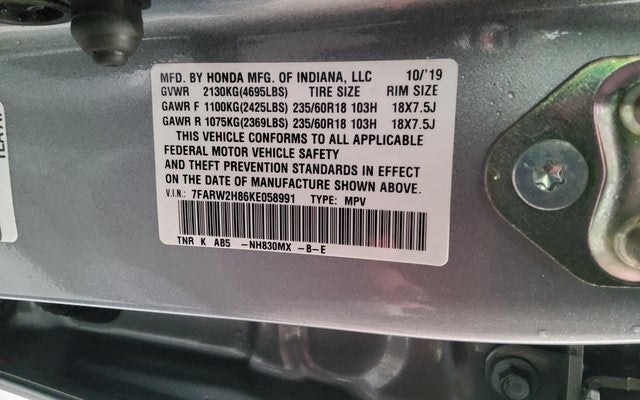 2019 Honda CR-V EX-L