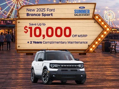 New 2025 Ford Bronco Sport