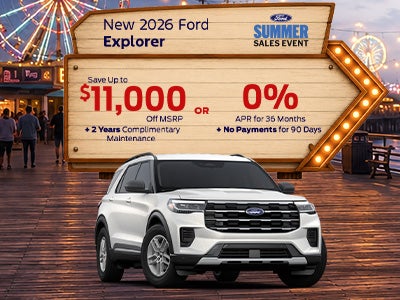 New 2026 Ford Explorer