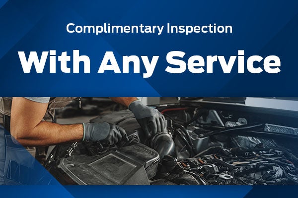 Complimentary Inspection with Any Service