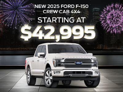 New 2025 Ford F-150 Crew Cab 4x4